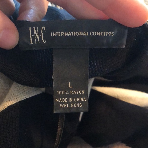 LAST CHANCE 💄 I.N.C International Concepts Open Front Cardigan, size large - Picture 5 of 5